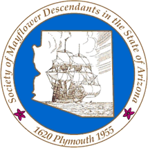 Society of Mayflower Descendants in the State of Arizona.  1620 Plymouth 1955